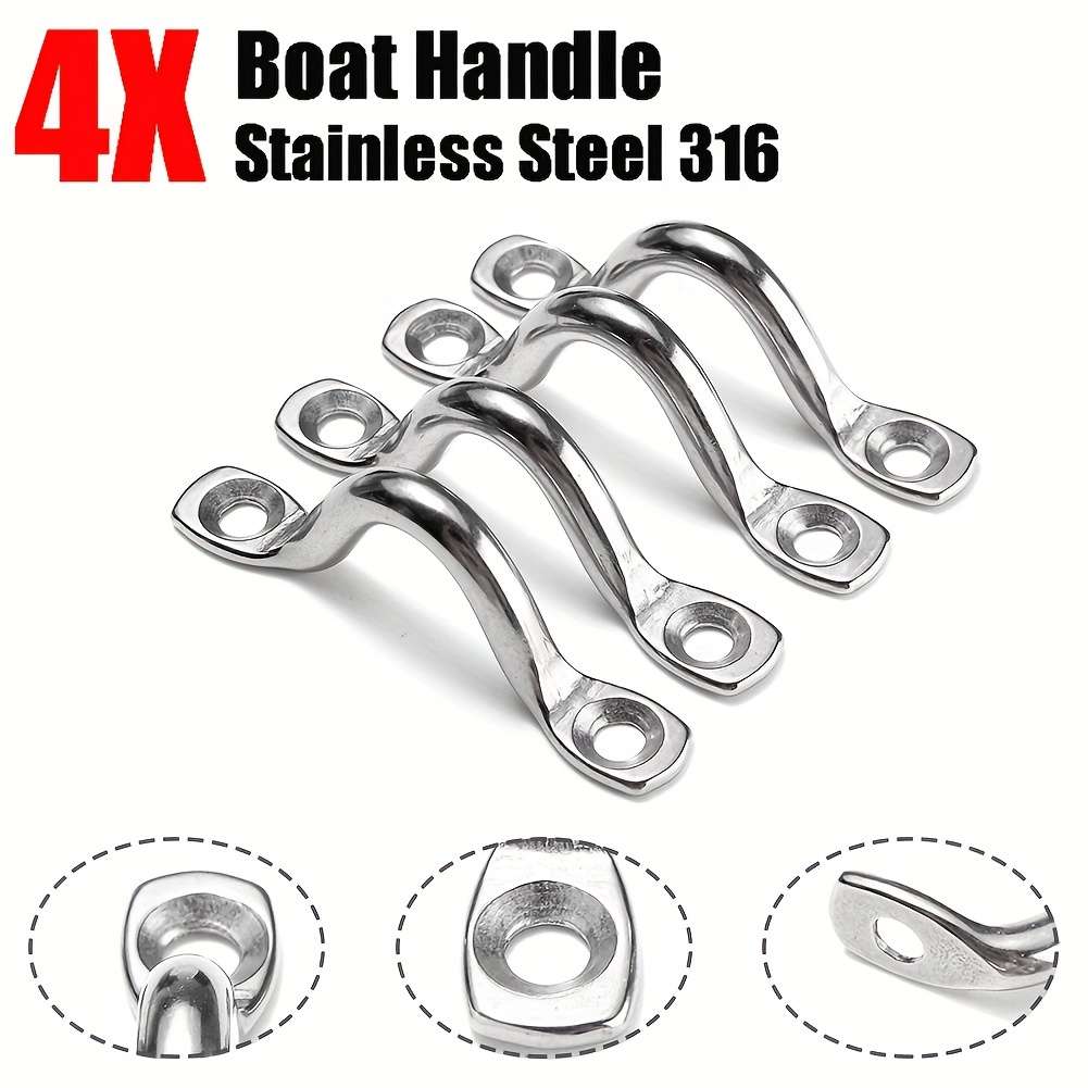 4 PiecesStainless Steel 316 Boat Handles