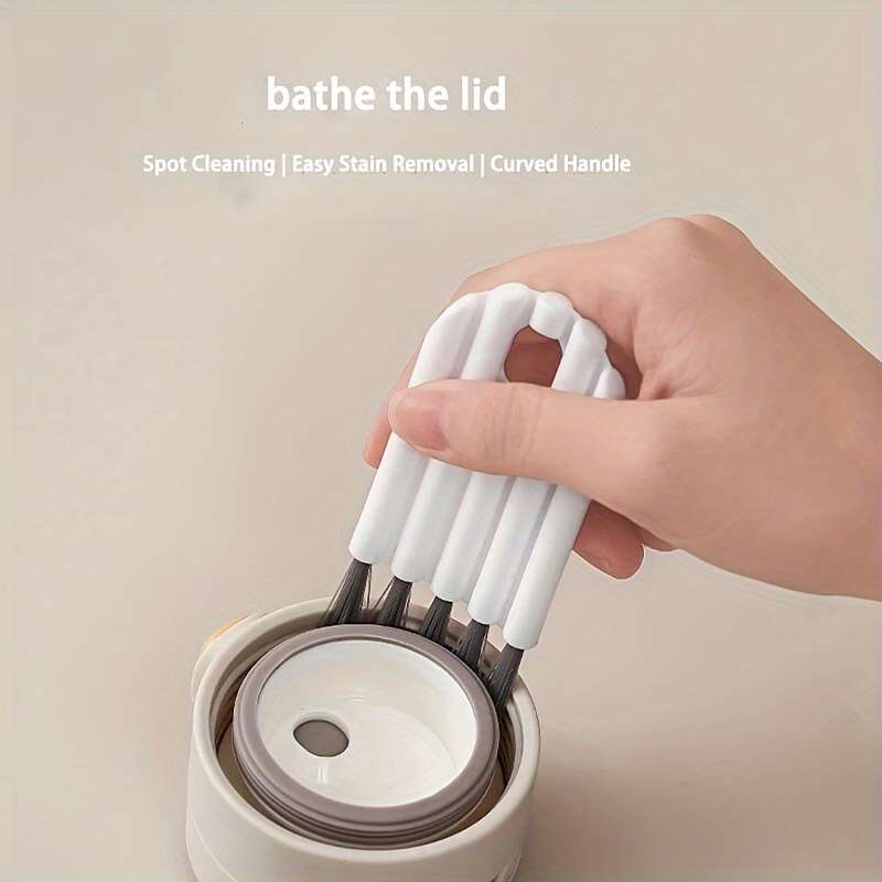 Multifunctional Flexible Gap Brush Cup Cover Groove Pacifier Bottle Gap Brush Household Soft Bristle