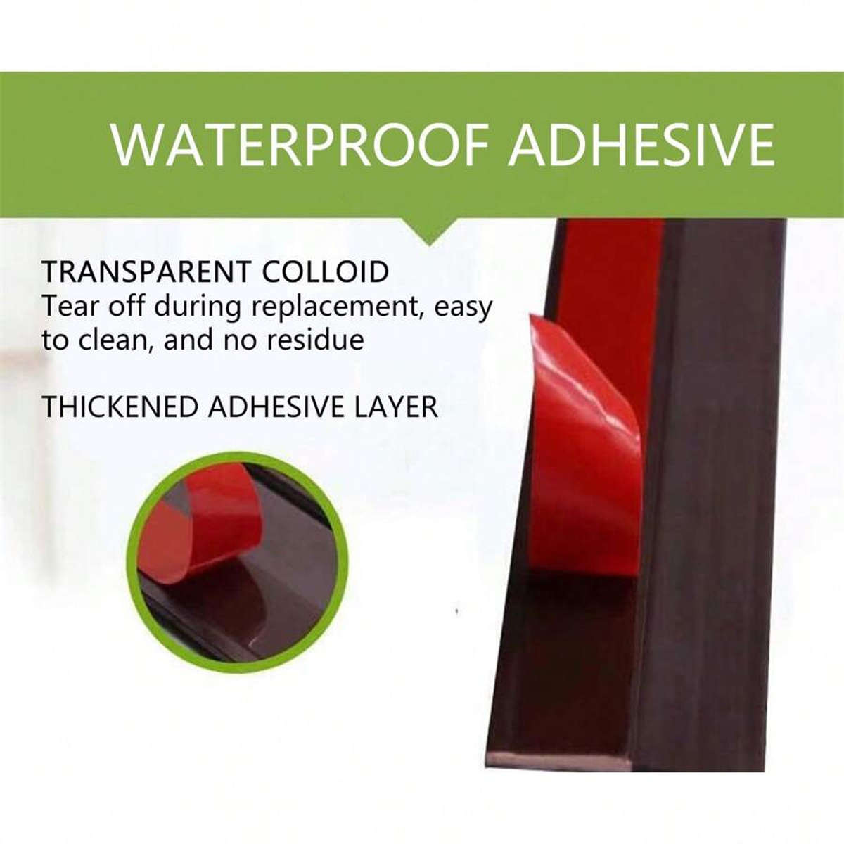 Self-Adhesive Door Gap Sealing Strip