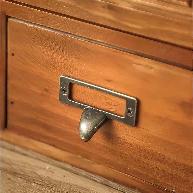 Metal drawer pull