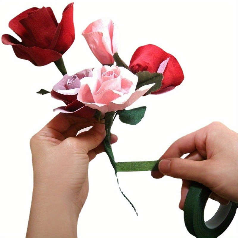 Self-Adhesive Green Floral Tape