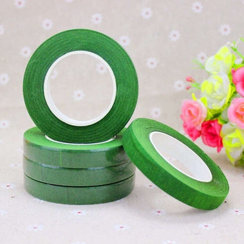 Self-Adhesive Green Floral Tape