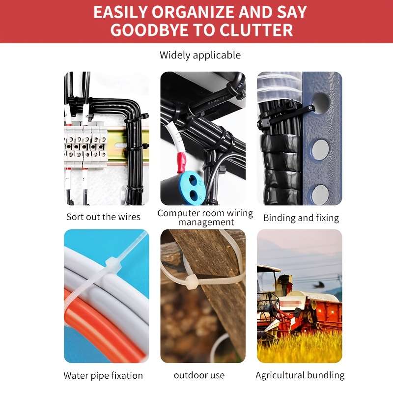 White Nylon Cable Ties