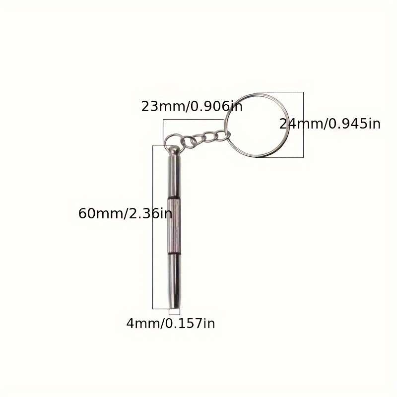 5-Piece Precision Screwdriver Set with Keychain