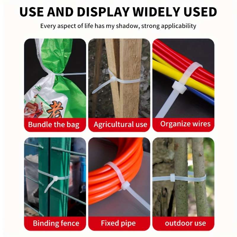 White Nylon Cable Ties