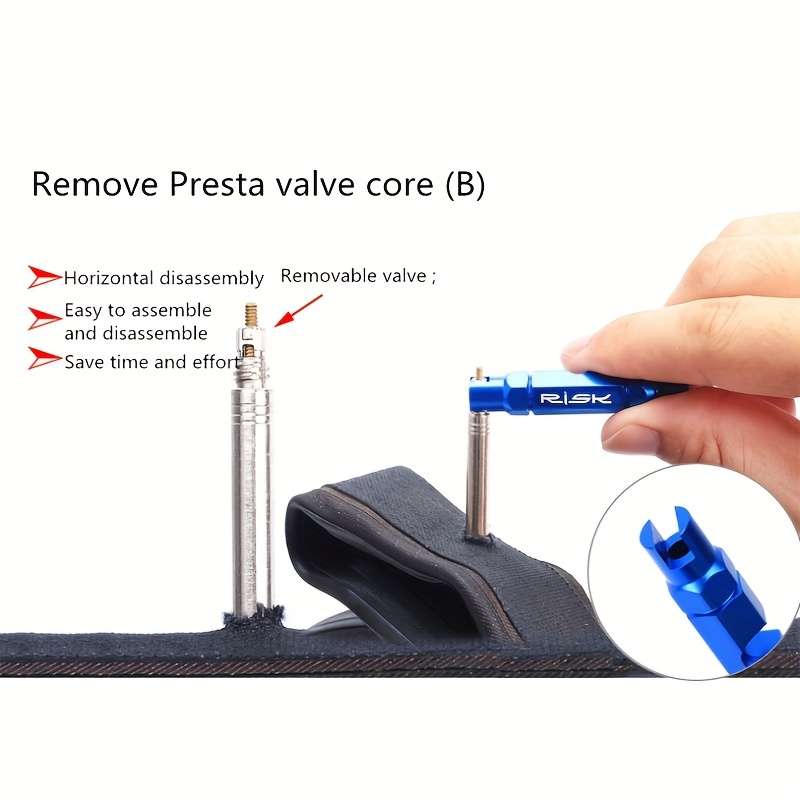 Bike Valve Core Removal Tool Set