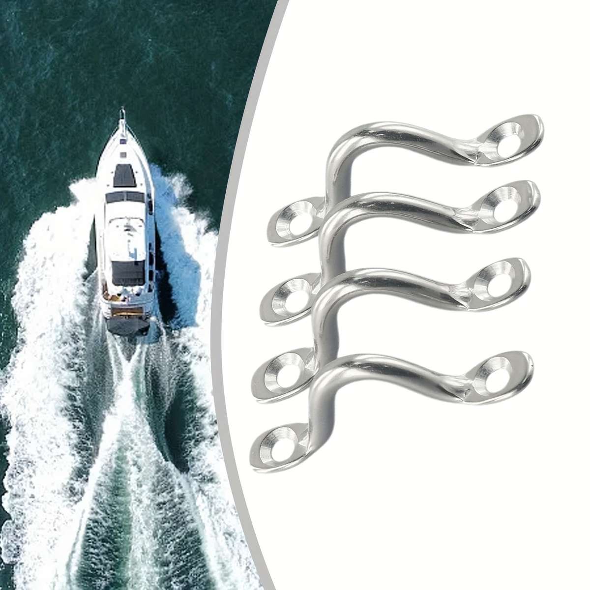 4 PiecesStainless Steel 316 Boat Handles