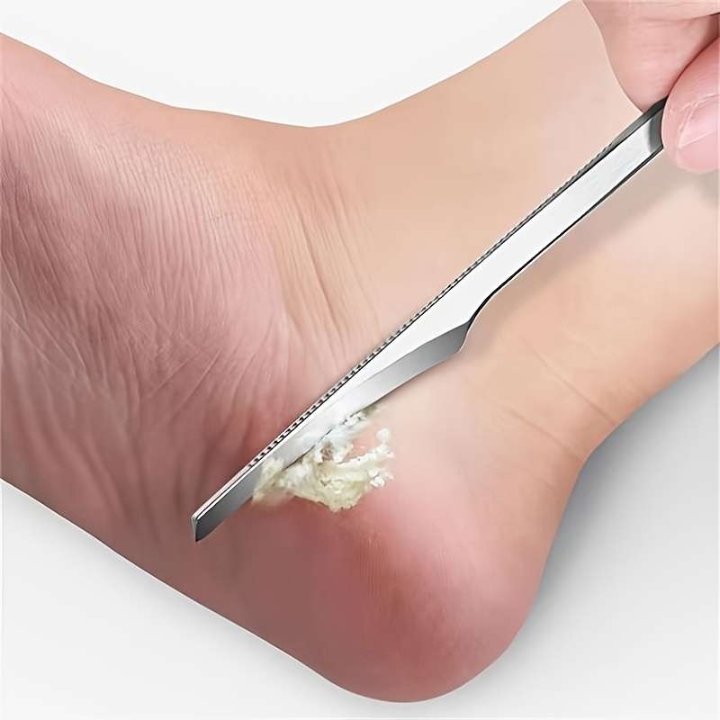 Stainless Steel Pedicure Knife - Professional Foot File For Callus Removal