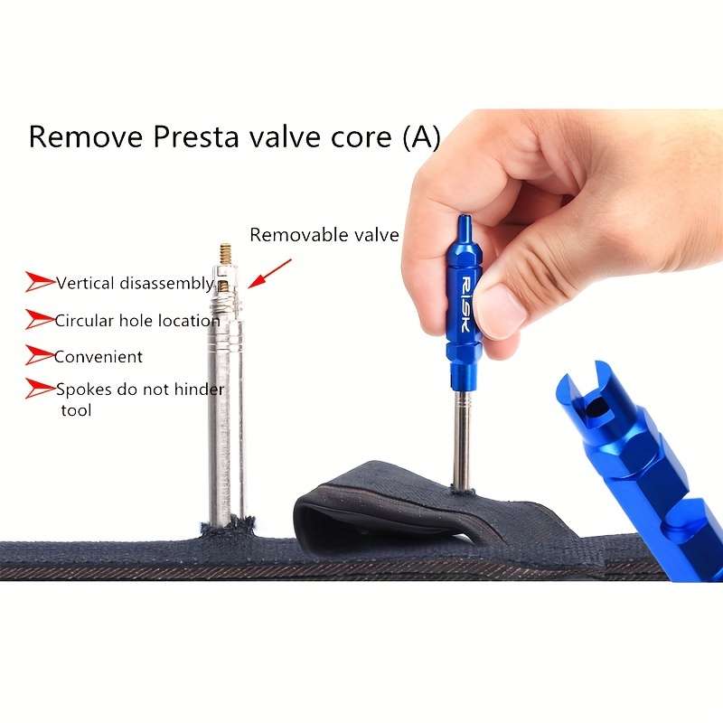 Bike Valve Core Removal Tool Set
