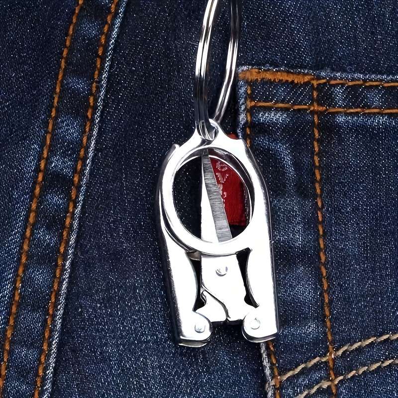 1Pca M Better Than Professional Stainless Steel Folding Scissors, Portable Scissors