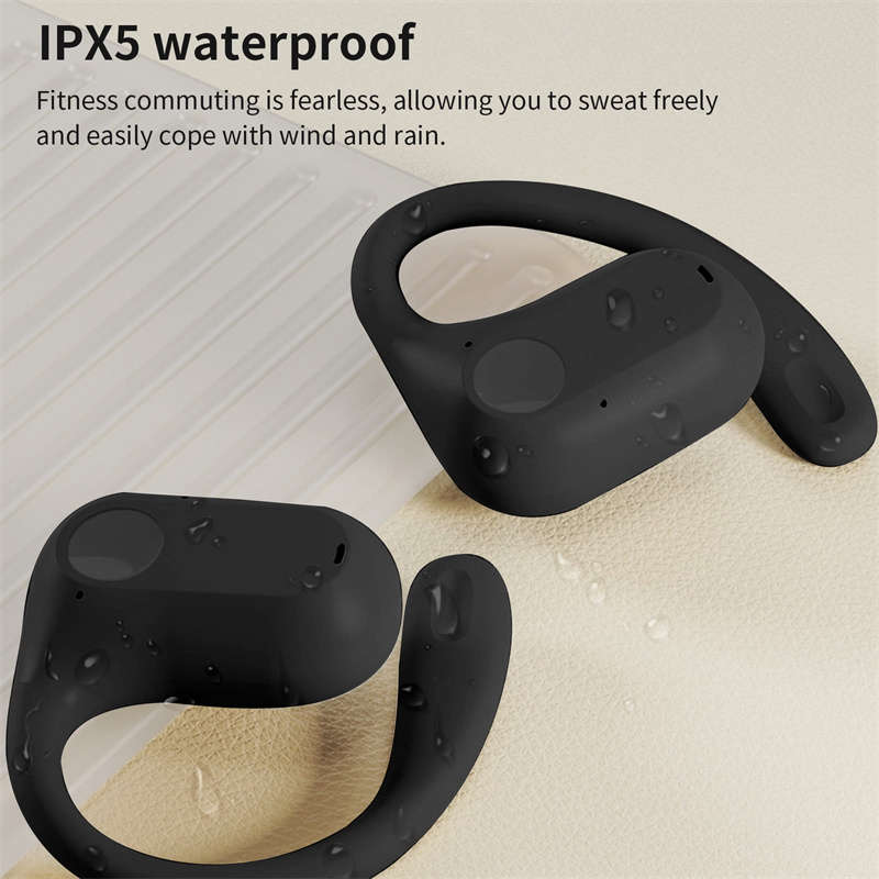 Bluetooth 5.3 Bone Conduction Wireless Sports Earphones IPX5 Waterproof In-Ear Earphones