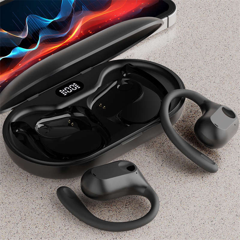 Bluetooth 5.3 Bone Conduction Wireless Sports Earphones IPX5 Waterproof In-Ear Earphones