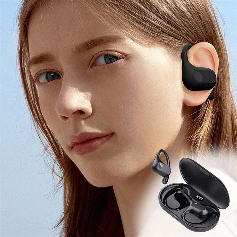 Bluetooth 5.3 Bone Conduction Wireless Sports Earphones IPX5 Waterproof In-Ear Earphones