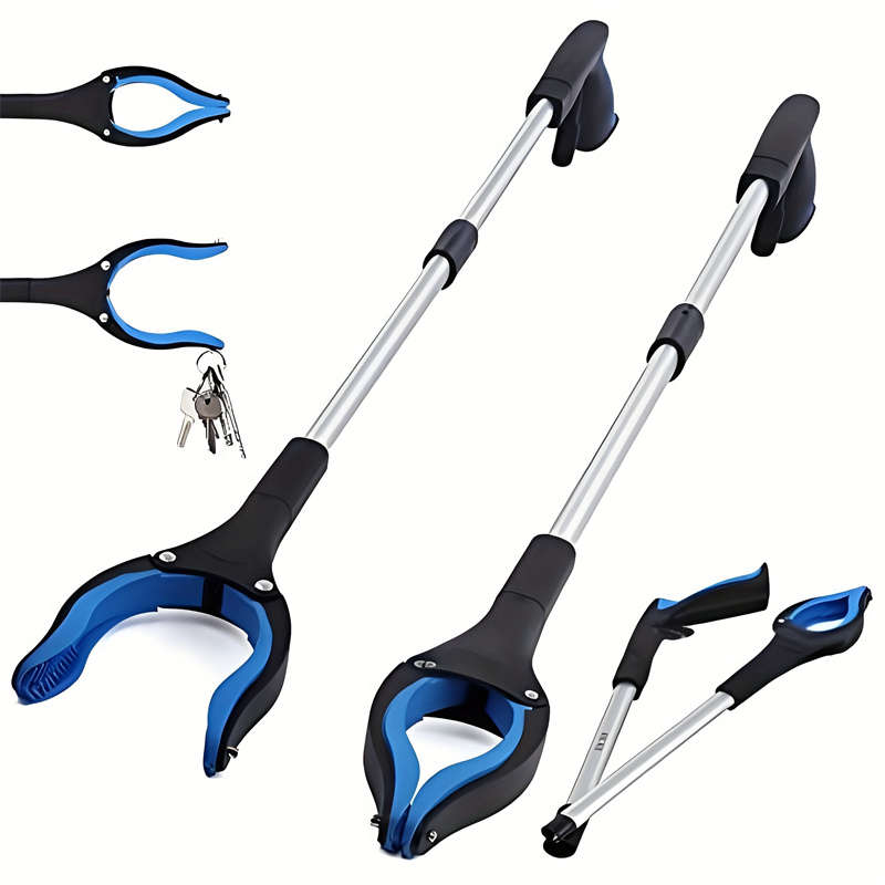 Ergonomic Folding Telescopic Grab Tool With Strong Magnetic Head