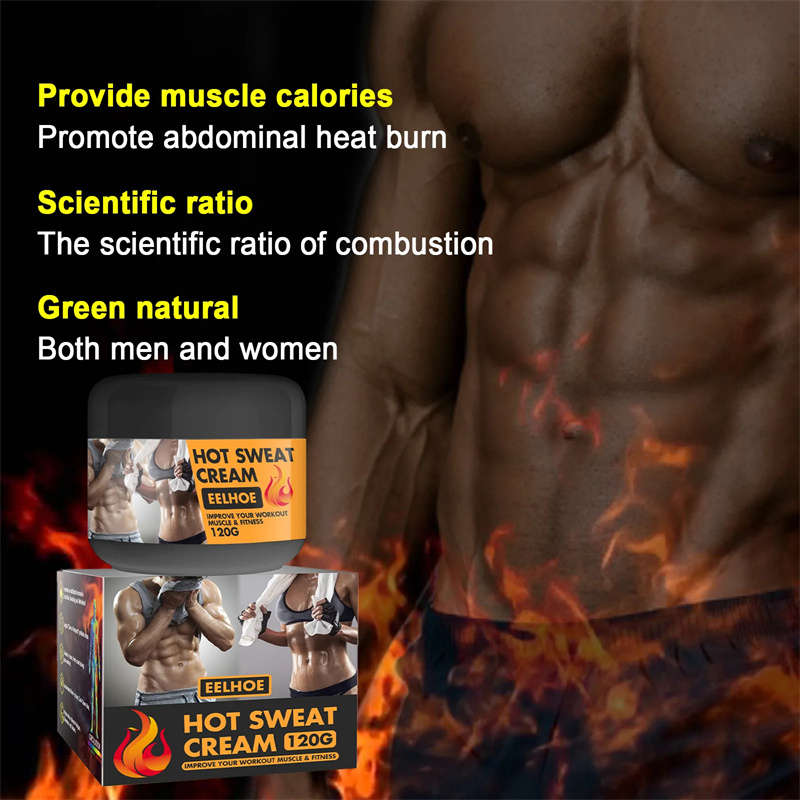 120G Hot Sweat Cream Gel Fat Burning Gel Slimming Cream Improve Muscle Building and Fitness