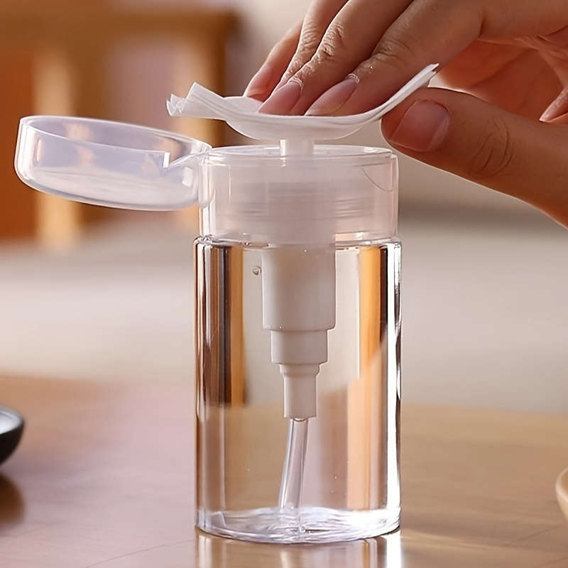 1pc Classic Style Portable Travel Cosmetic Storage Box With Dispenser