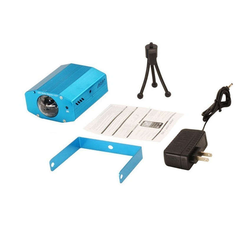 Three Color Water Ripple LED Stage Light with Remote Control 220V