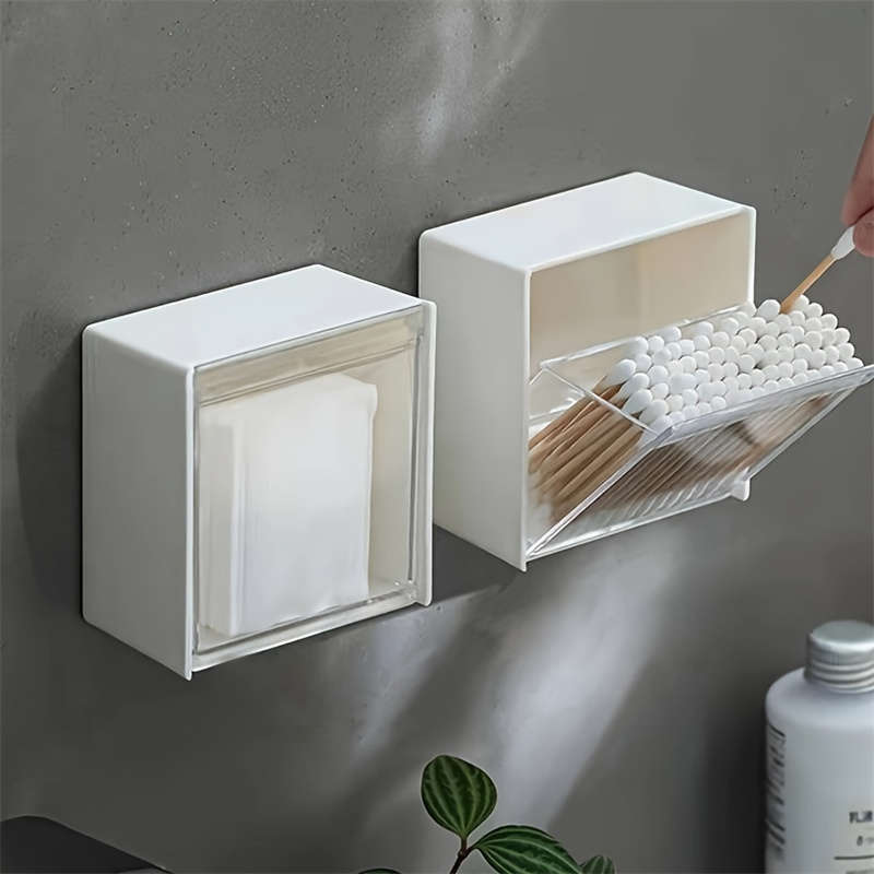1 PCS Flip-Top Wall-Mounted Storage Box Suitable For Multiple Scenes