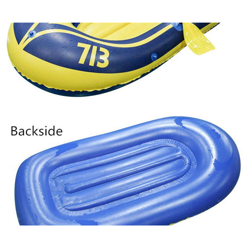 2 Person Inflatable Fishing Boat Kayak River Raft