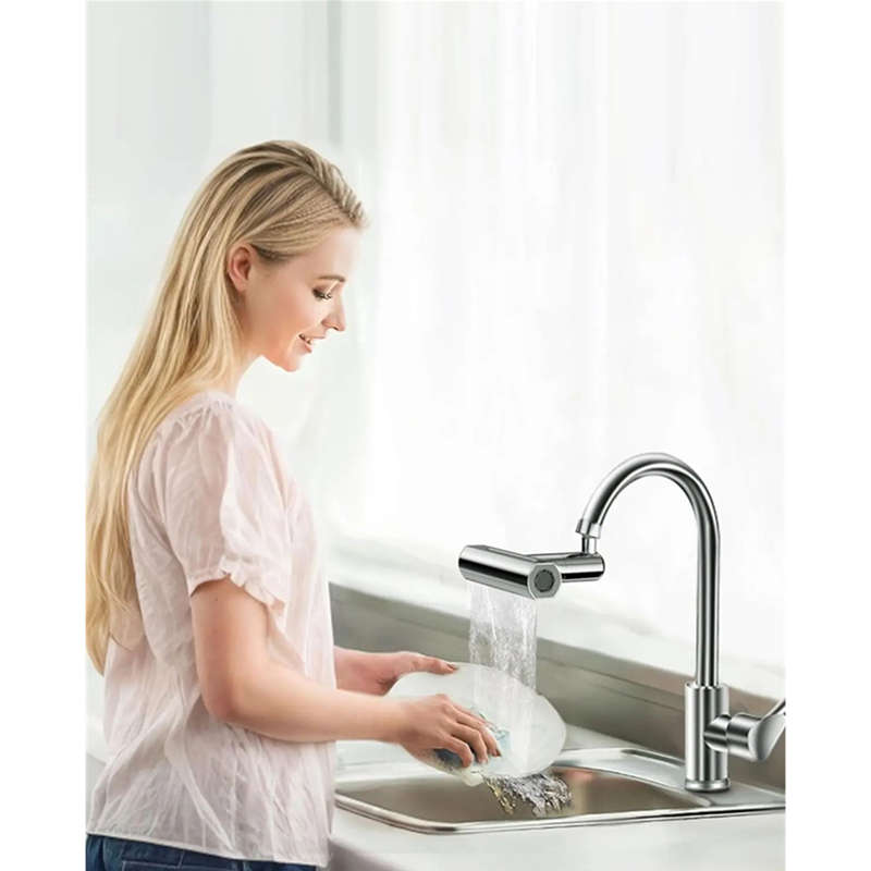 4-Mode Faucet Spout 360 Degree Rotating Kitchen Faucet Spout