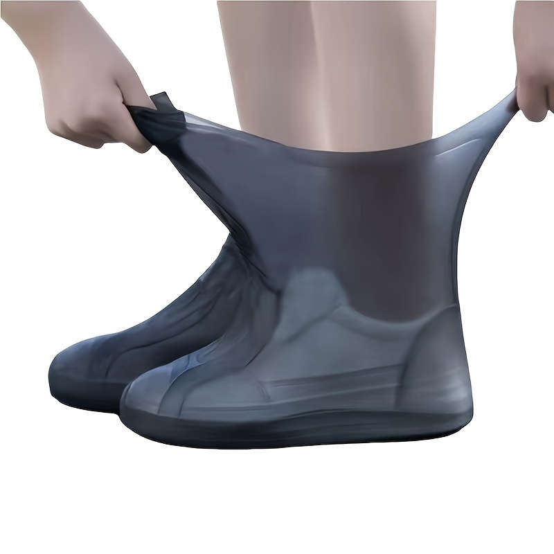 A Pair Of Silicone Shoe Covers - Suitable For Both Men And Women, Reusable