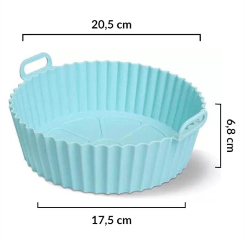 Silicone Air Fryer Mat Reusable Fryer Basket For Kitchen Oven Cooker