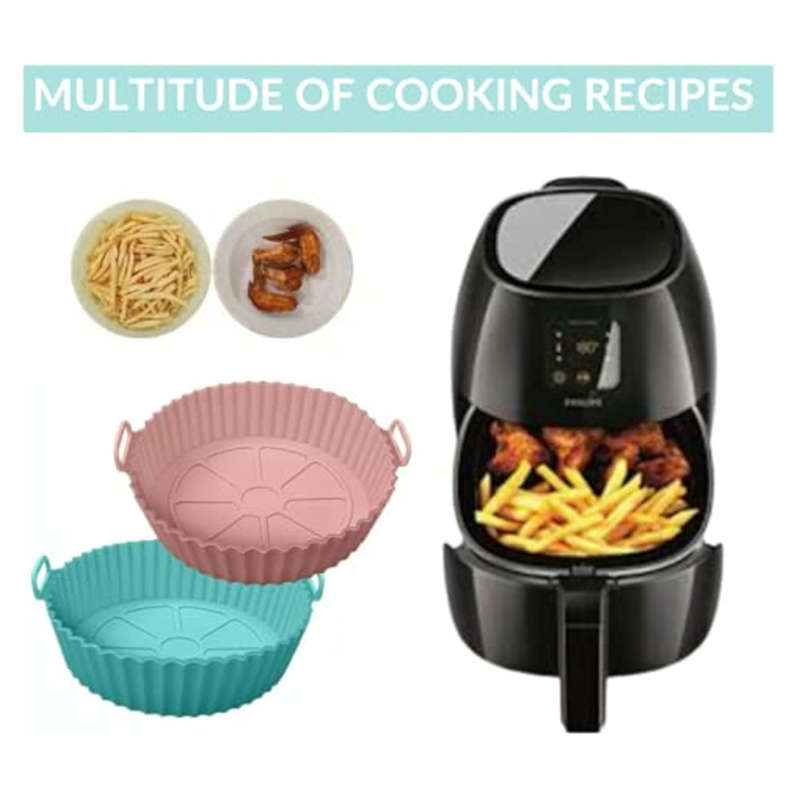 Silicone Air Fryer Mat Reusable Fryer Basket For Kitchen Oven Cooker