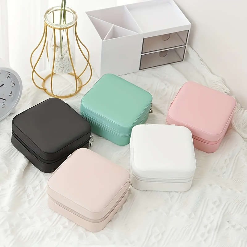 Multipurpose Travel Storage Box Modern Leather Jewelry Box