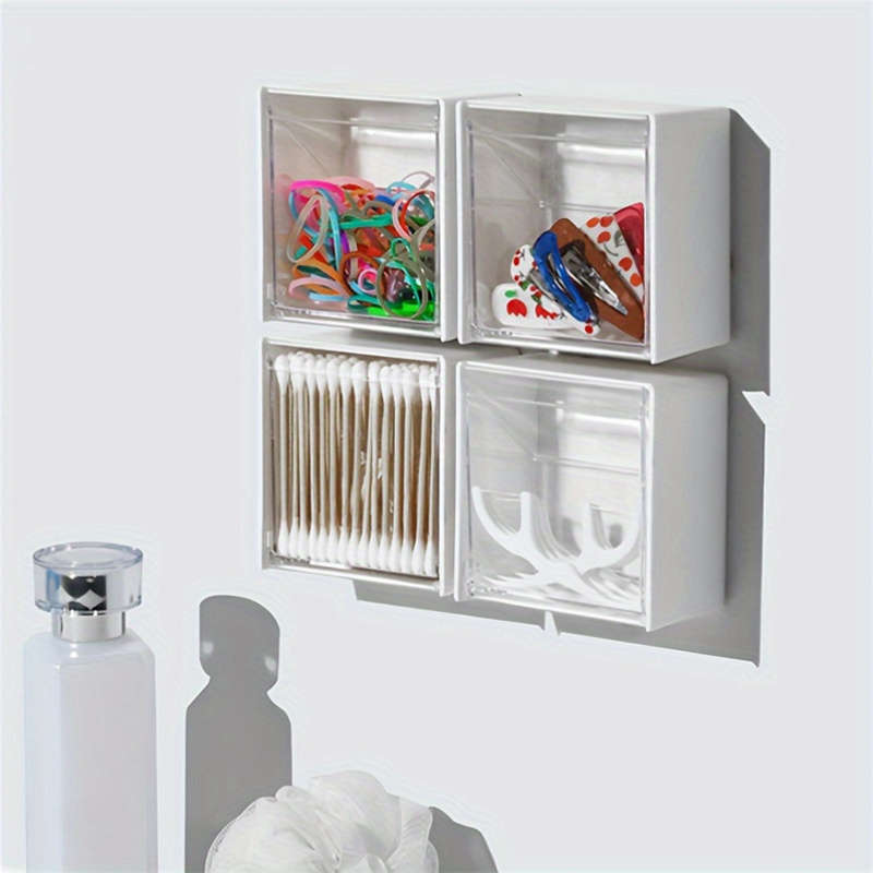 1 PCS Flip-Top Wall-Mounted Storage Box Suitable For Multiple Scenes