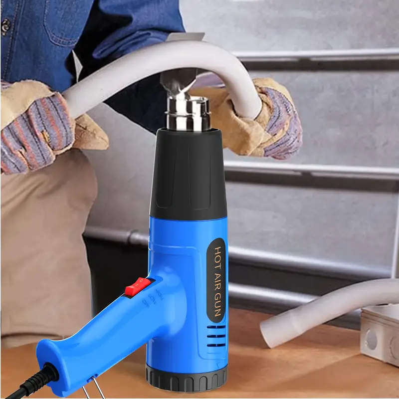 Industrial Grade 2000W Handheld Heat Gun with Dual Temperature Settings, EU Plug