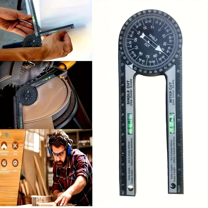 360 Degree Rotation Angle Meter Precision Woodworking Tools