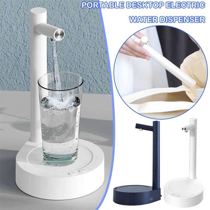 Portable USB Pipe Touchless Automatic Bottom Loading Bottle Water Pump Dispenser