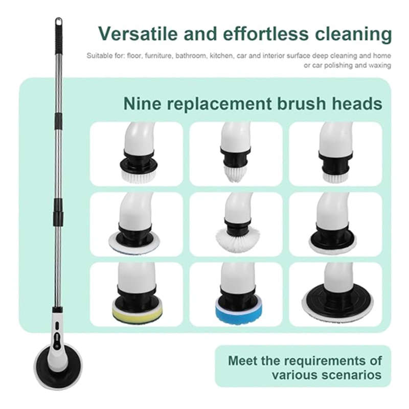 7 in 1 Electric Cleaning Turbo Brush