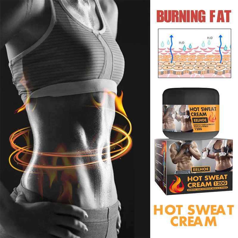 120G Hot Sweat Cream Gel Fat Burning Gel Slimming Cream Improve Muscle Building and Fitness