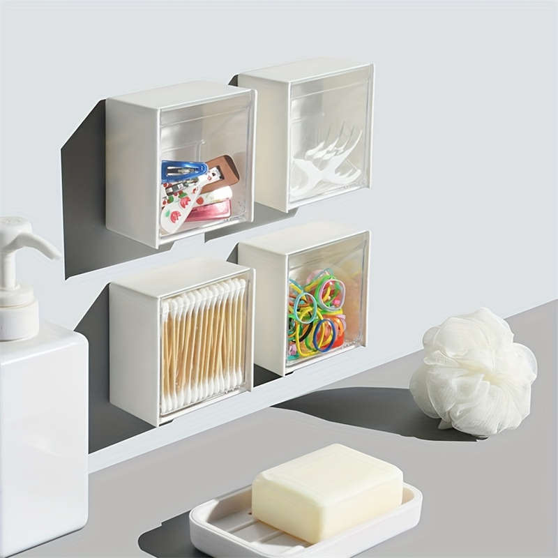 1 PCS Flip-Top Wall-Mounted Storage Box Suitable For Multiple Scenes