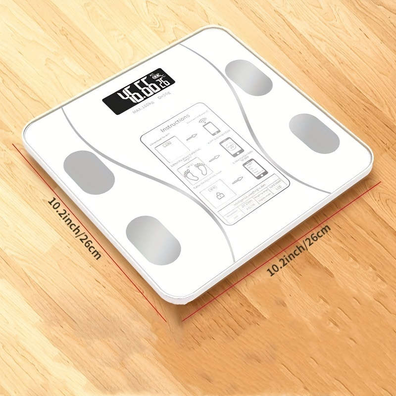 Smart Digital LED Weight Scale Smartphone App with Fat Measurement Function