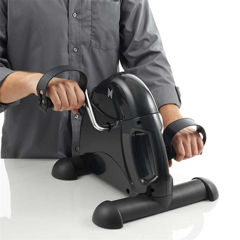 Stationary Exercise Bike Portable Arm Leg Foot Exerciser Under Desk