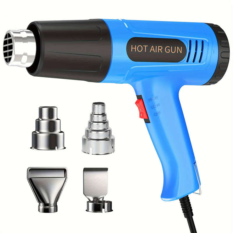 Industrial Grade 2000W Handheld Heat Gun with Dual Temperature Settings, EU Plug