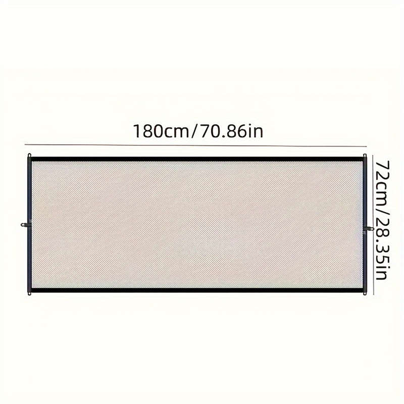 Nylon Mesh Barrier Easy To Install Pet Safe Gate For Rooms And Stairs