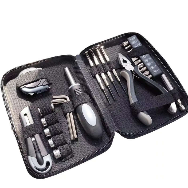 27-Pack Multi-Purpose Screwdriver Wrench Tape Measure Combination Hand Tools