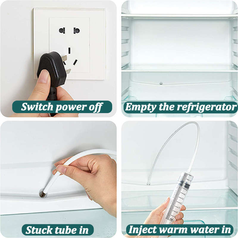 4-Piece Refrigerator Drain Cleaner Set