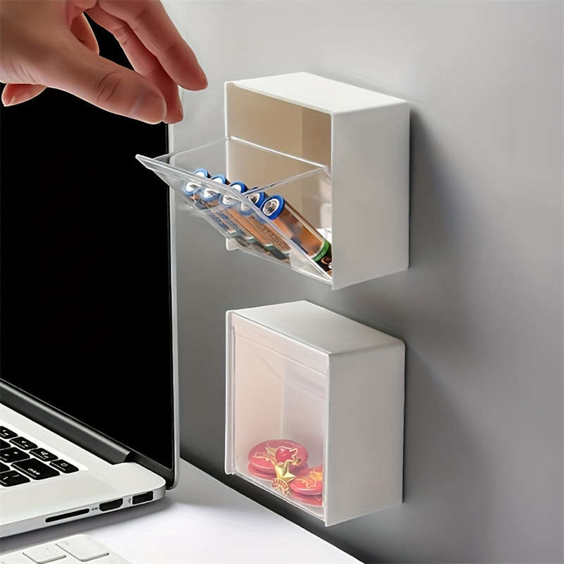 1 PCS Flip-Top Wall-Mounted Storage Box Suitable For Multiple Scenes