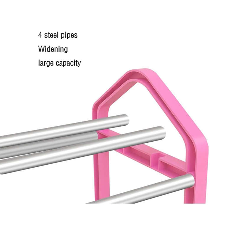 Shoe Organizing Rack Entrance Shoe Rack Large Capacity Four-Layer Shoe Storage Rack