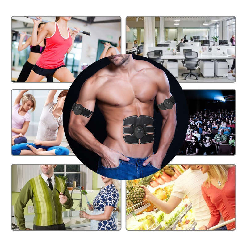 EMS Abdominal Muscle Stimulator Muscle Shaping Belt Home Fitness Equipment Unisex