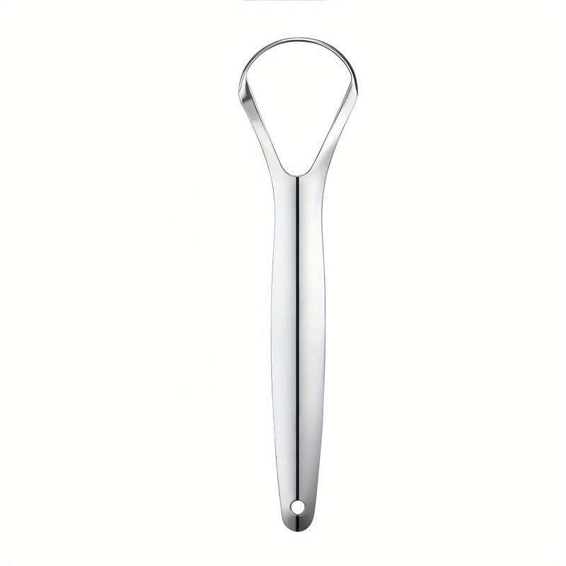 1 PC Tongue Scraper Stainless Steel Tongue Cleaner