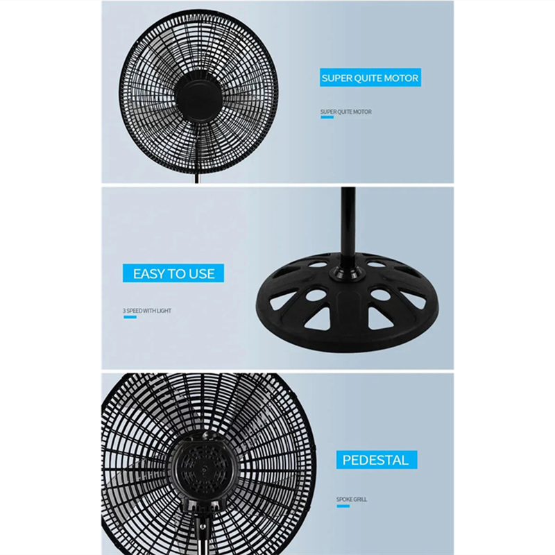 High Speed Stand Fan 18 Inch Electric Pedestal Fan