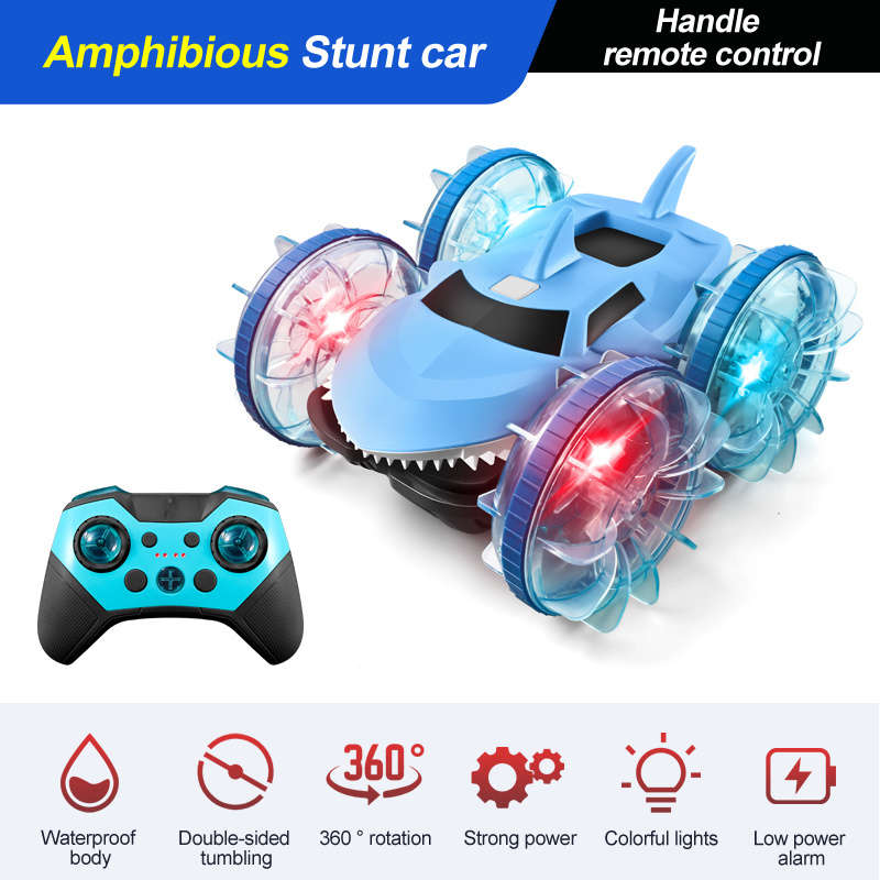 2.4 GHz Wireless Gesture Sensing Remote Control Truck Toy Remote Control Shark Car