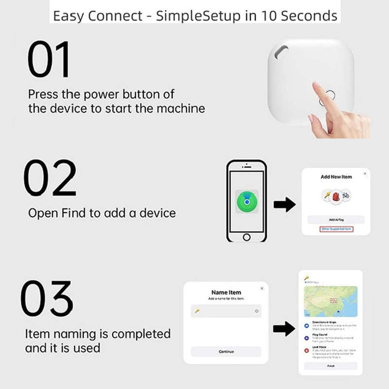 GPS and Find My Mini Location Tracker