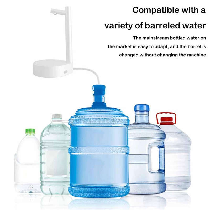 Portable USB Pipe Touchless Automatic Bottom Loading Bottle Water Pump Dispenser