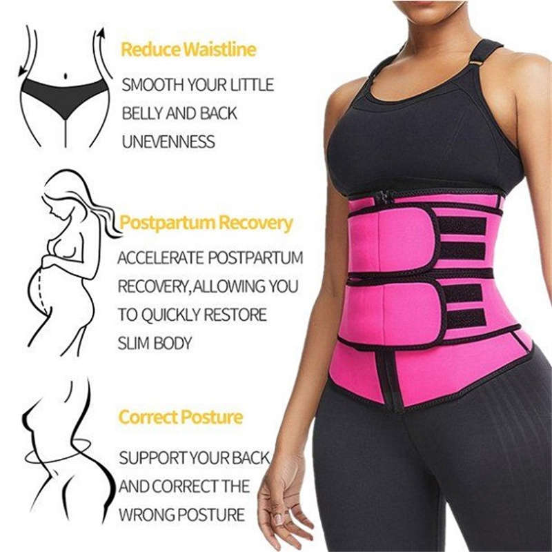 Large, XXL and XXL Double Belt Waist Trainer